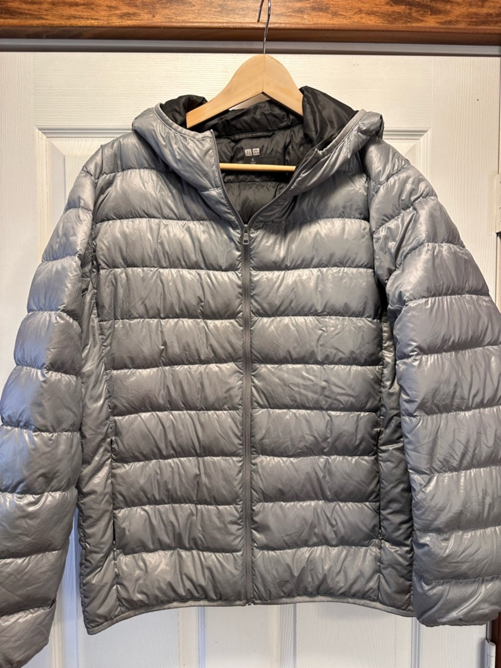 Uniqlo Silver Quilted Puffer Jacket